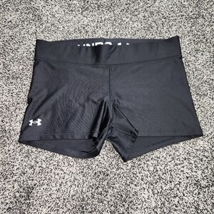 Under Armour Team Shortie Shorts Spandex Women's Sz Xl Black Workout, Volleyball